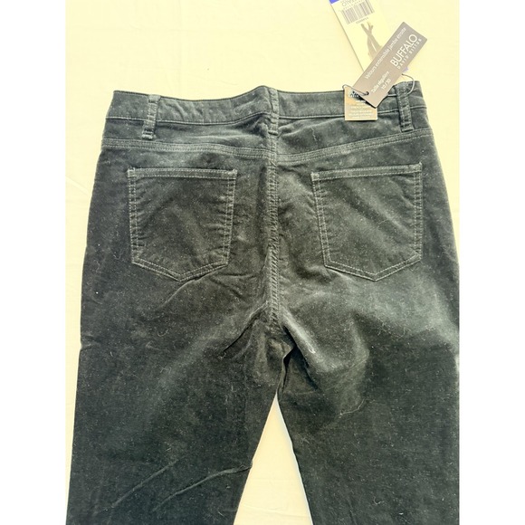 Buffalo David Bitton Velvet Skinny Jeans Womens 10/30 Black Mid Rise 31x30 - Picture 12 of 14